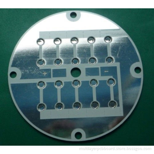 Single Layer Customized Double Sided Aluminium Base Metal Core Pcb With Hasl For High - Current Led
